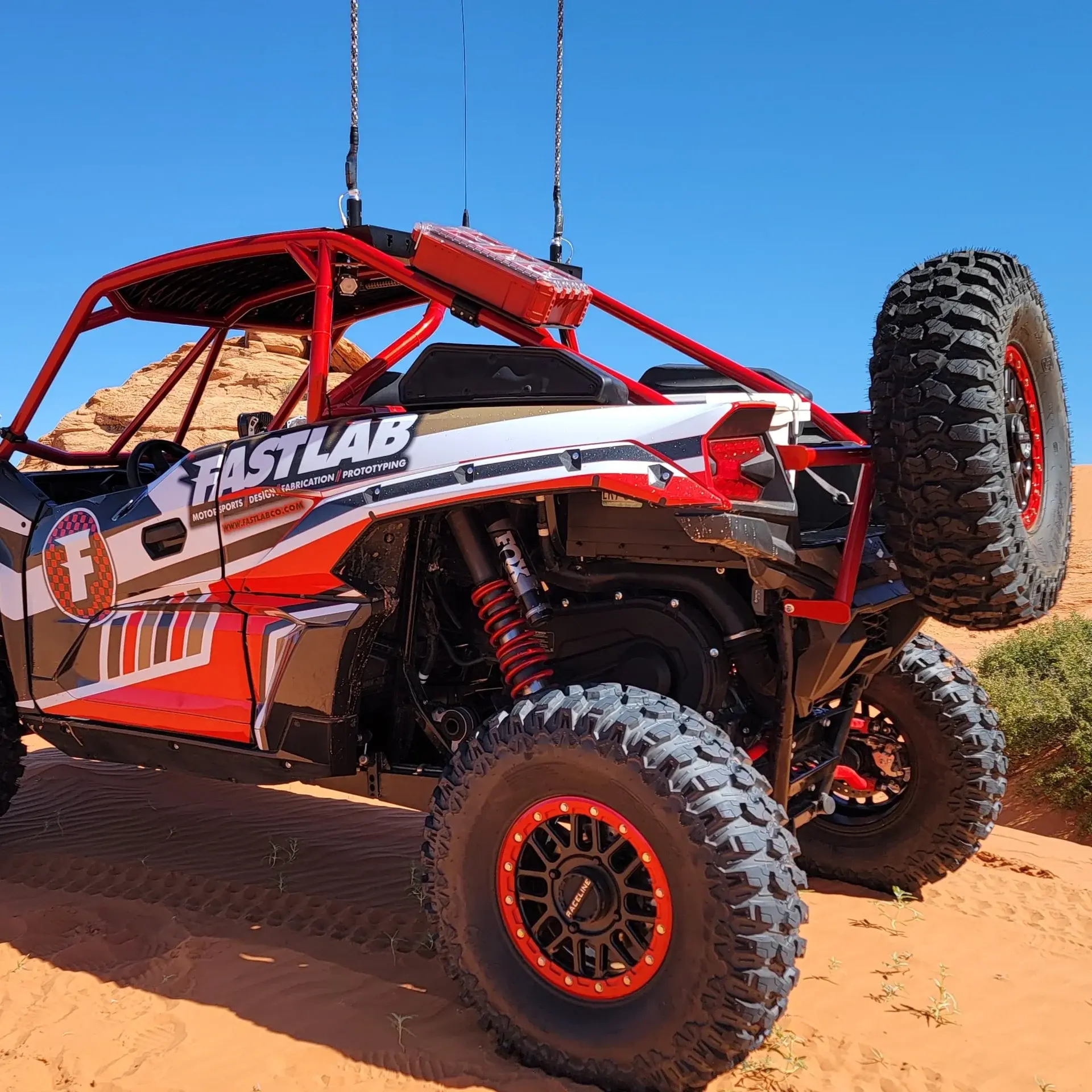 Kawasaki KRX1000 Spare Tire Carrier — view 2
