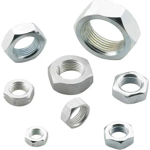 7/8" Left Hand Thread Steel Jam Nut — view 2