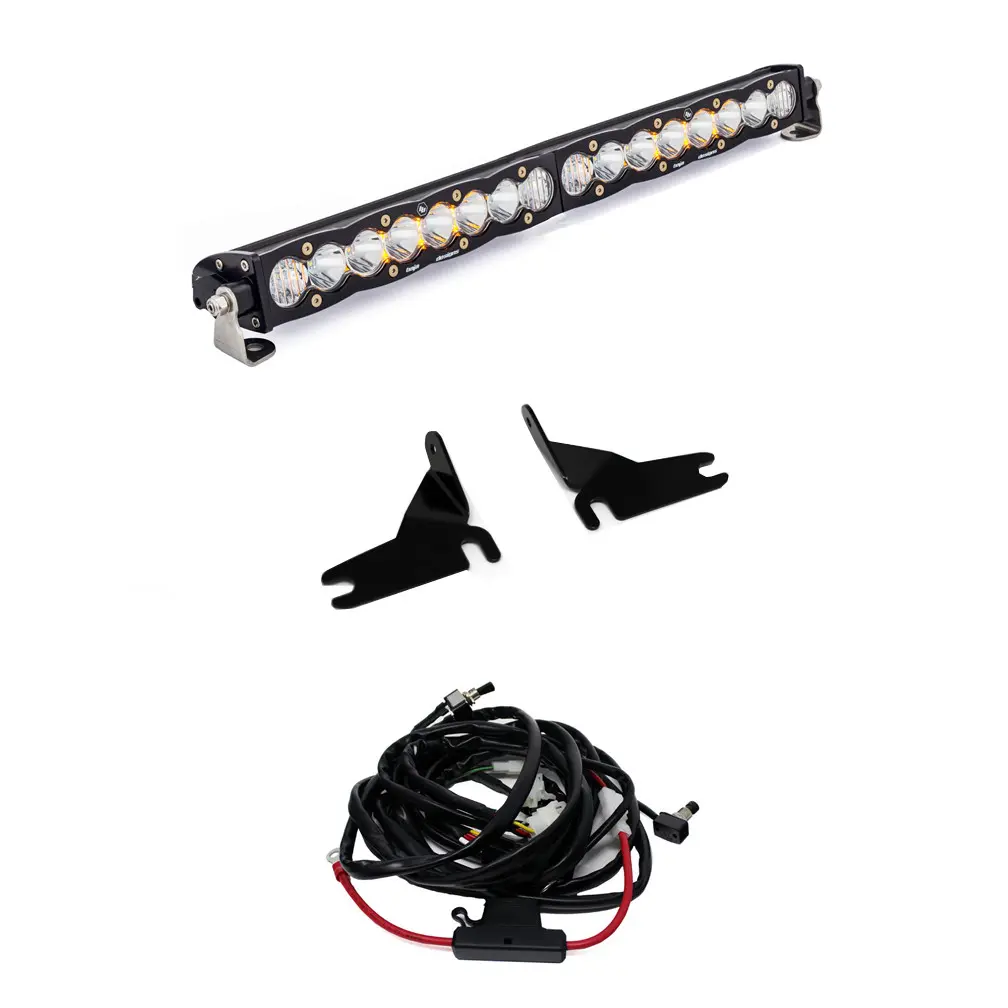 Chevy S8 20 Inch Grille Light Bar Kit - Chevy 2019-21 Silverado 1500; NOTE: Exc. LTZ Models — view 1