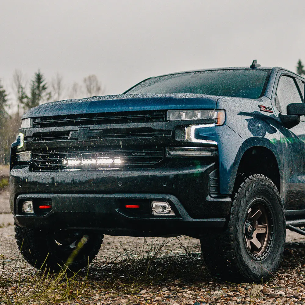 Chevy S8 20 Inch Grille Light Bar Kit - Chevy 2019-21 Silverado 1500; NOTE: Exc. LTZ Models — view 3