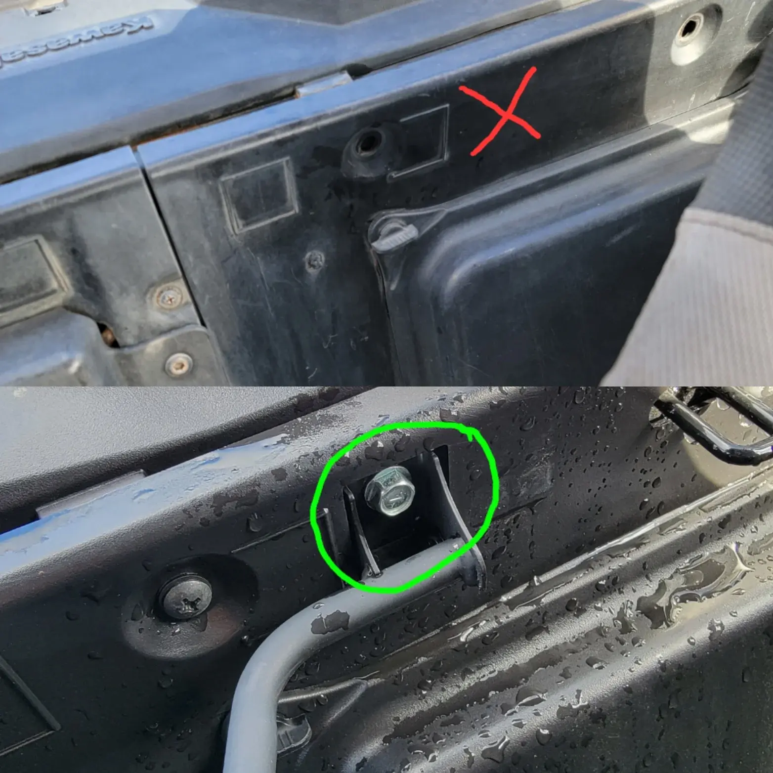 Kawasaki KRX1000 Shoulder Harness Mounting Kit — view 8