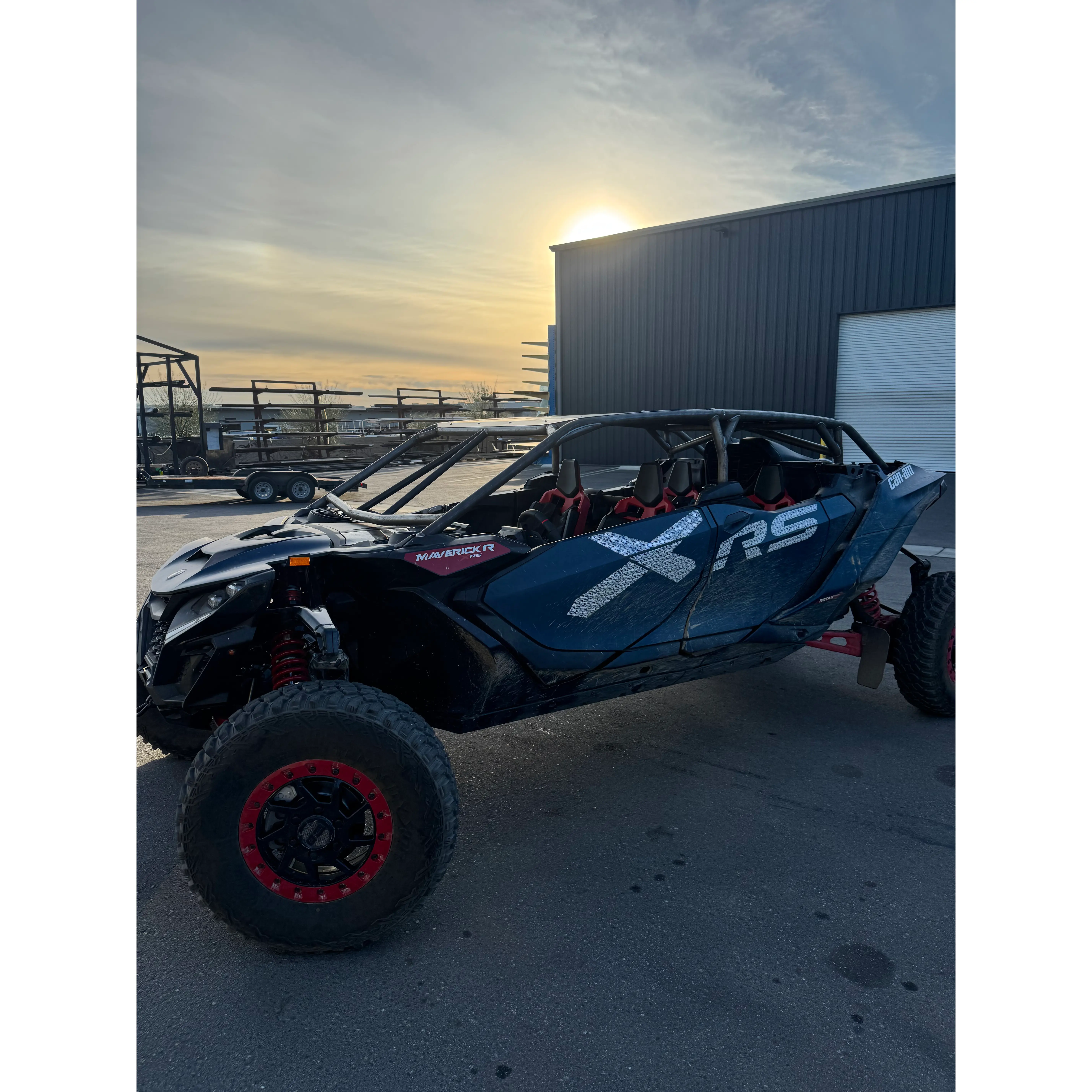 Maverick R Max - 4 Seat Radius Cage — view 3