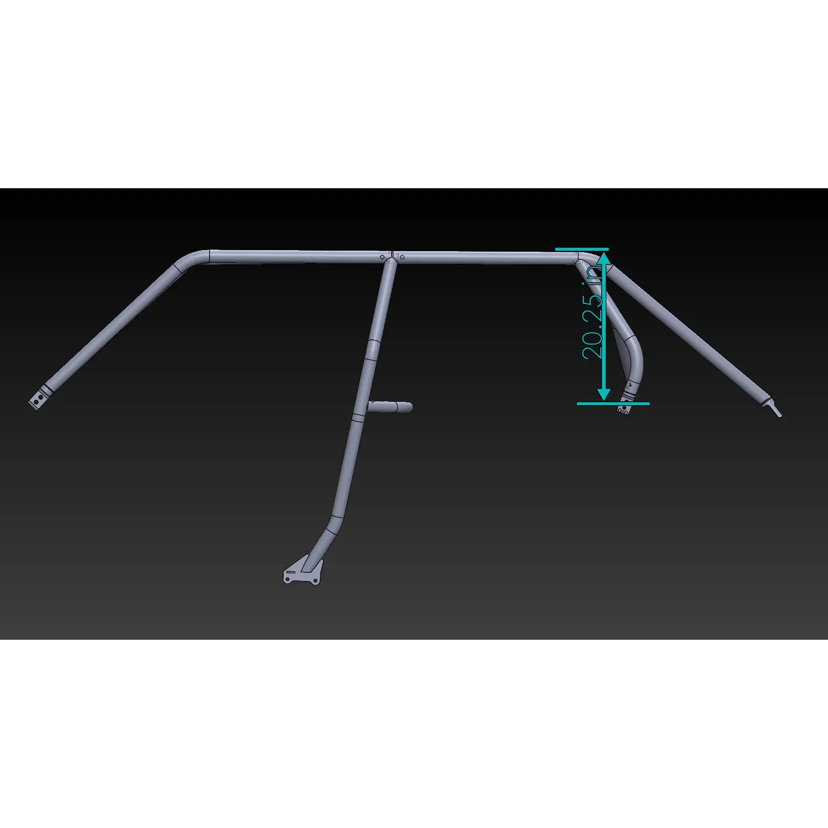 XP1000 / TURBO S - 4 Seat Flat Cage — view 3
