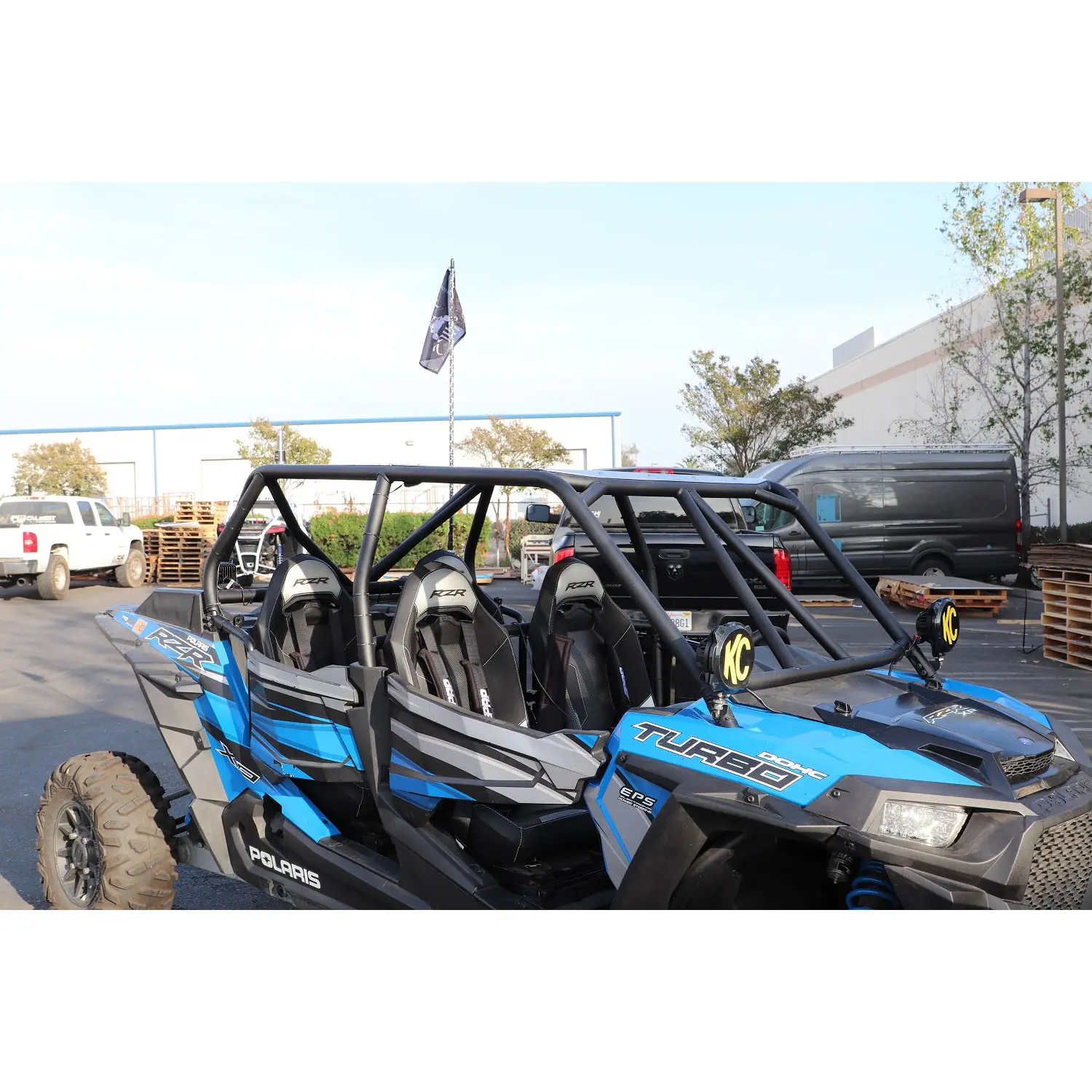 XP1000 / TURBO S - 4 Seat Flat Cage — view 6