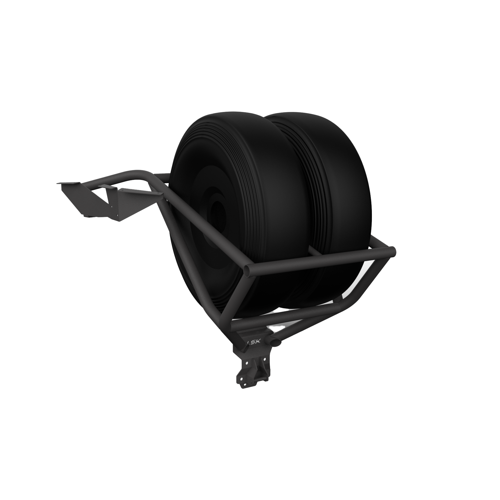 X3 Dual Spare Tire Carrier — view 1