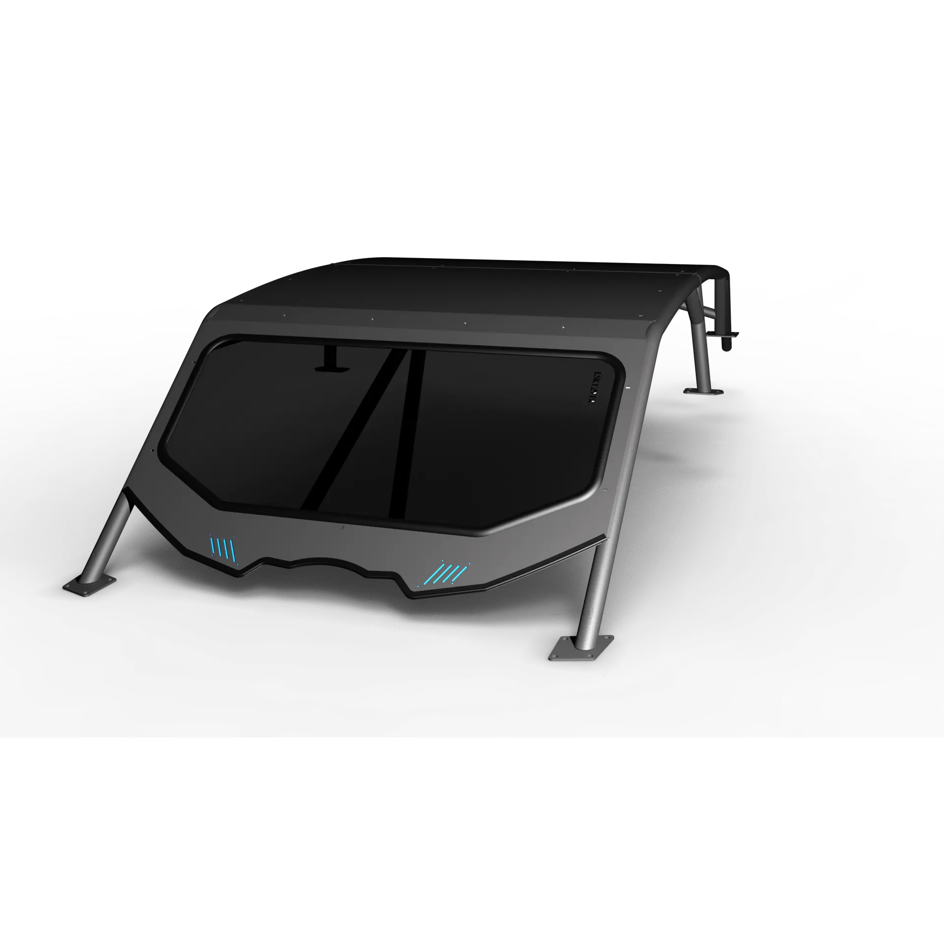 X3 Max - 4 Seat Radius Windshield Frame — view 2