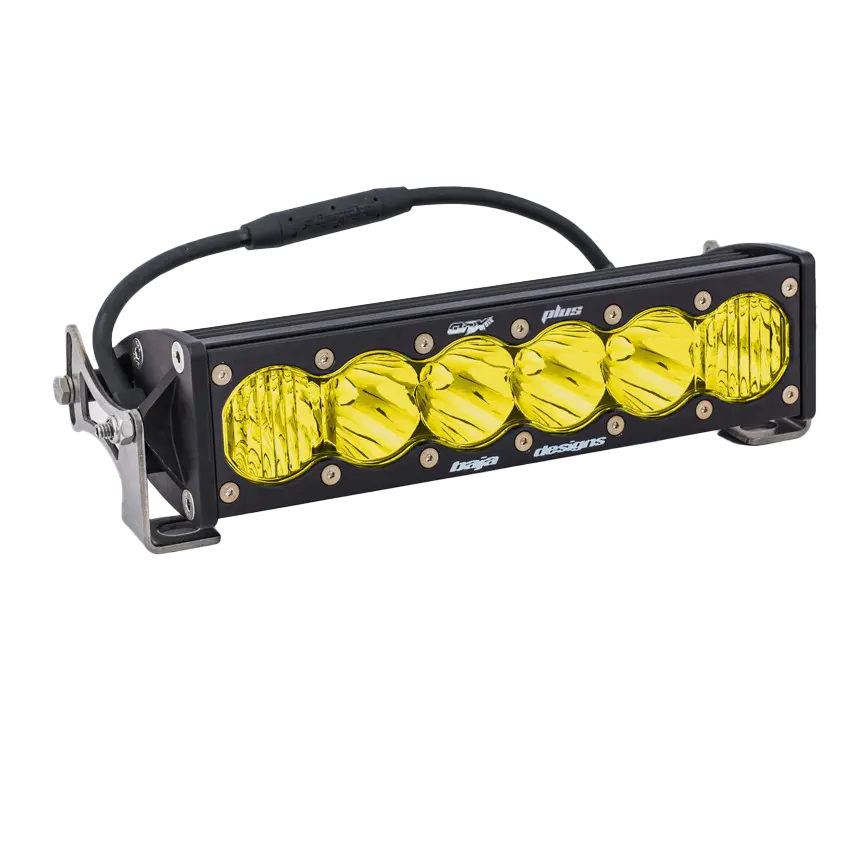 OnX6+ Straight LED Light Bar - Universal 10" Amber Lens — view 1