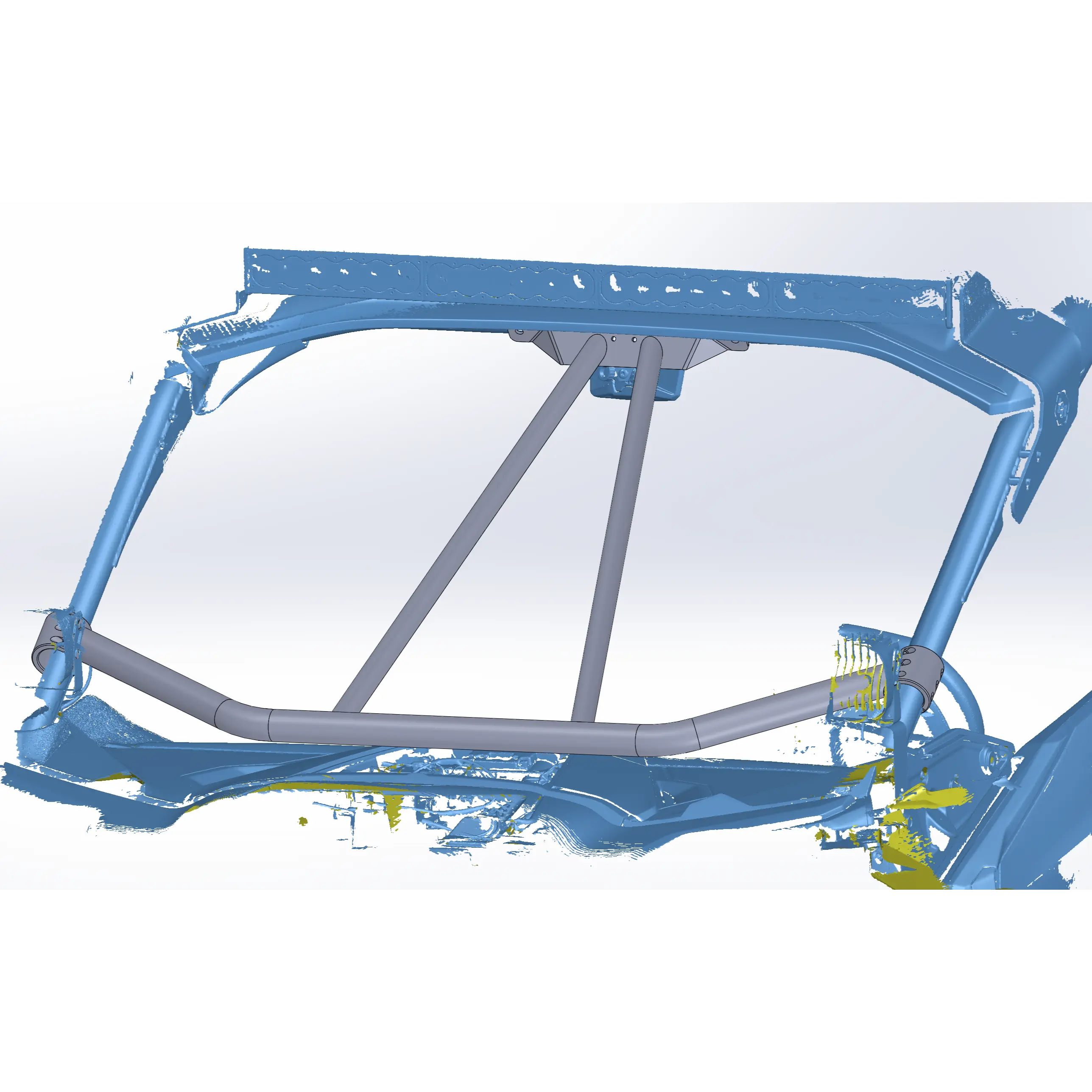 Maverick R Intrusion Bars For Factory Cage — view 6